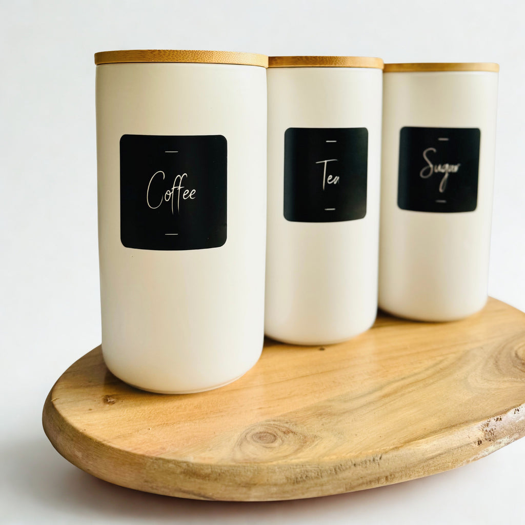 Tea, Coffee & Sugar Labels