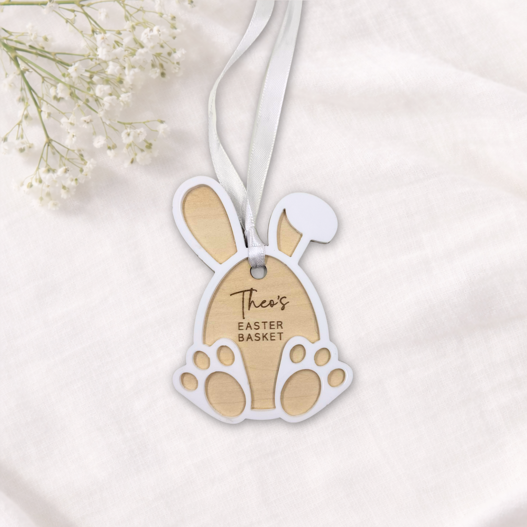 Bunny Easter Basket Tag