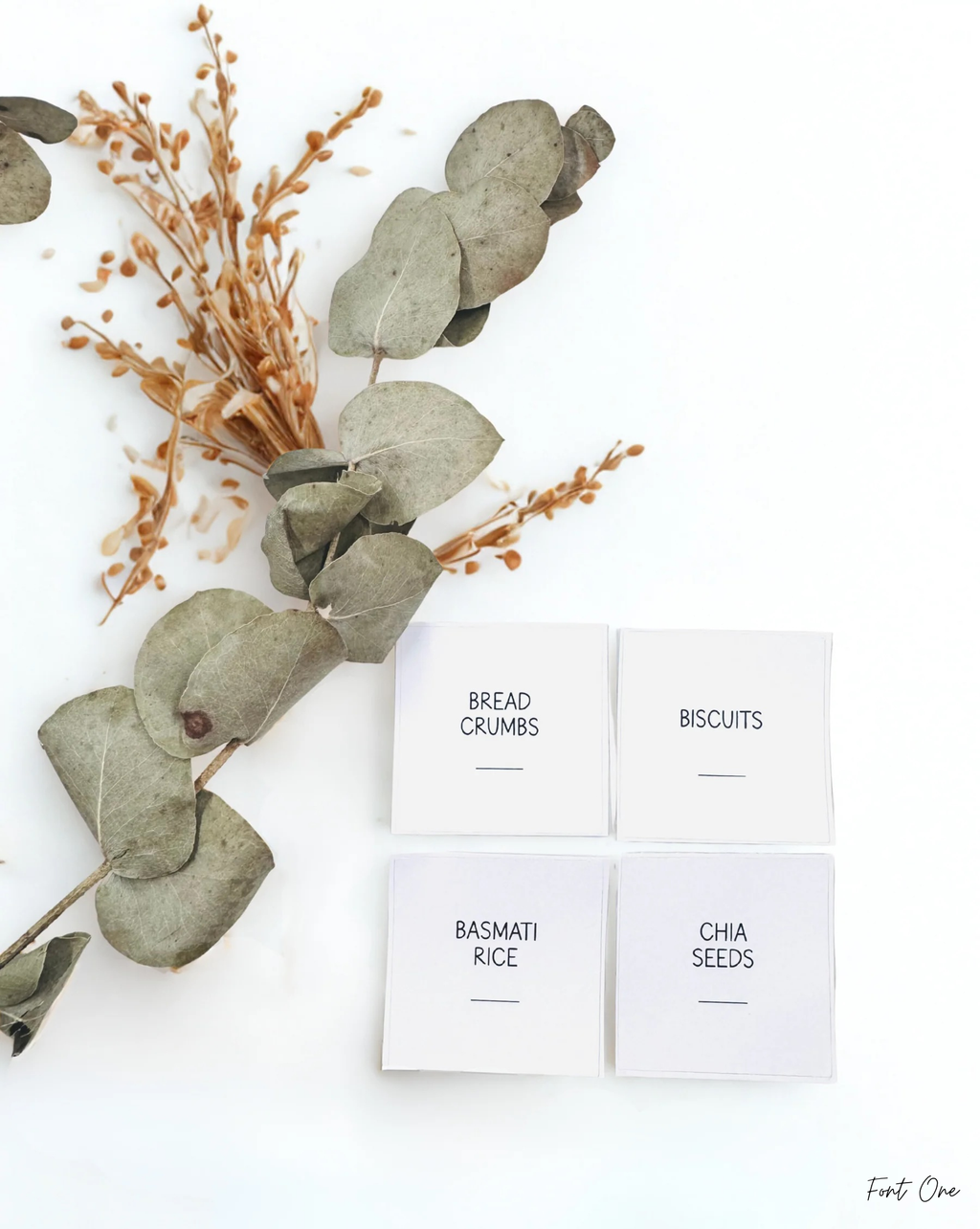 Custom Pantry Labels