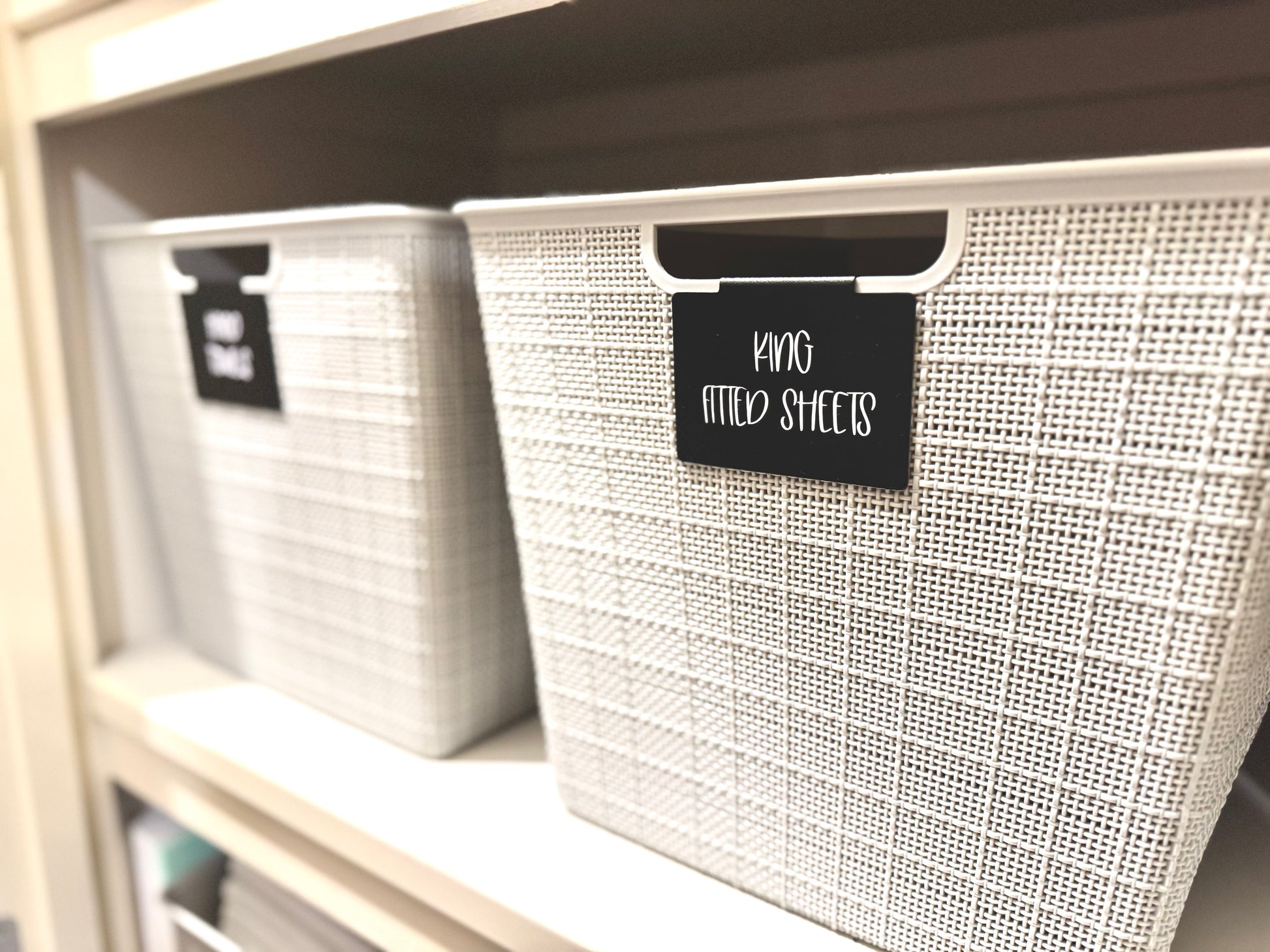 Custom Linen Cupboard Labels