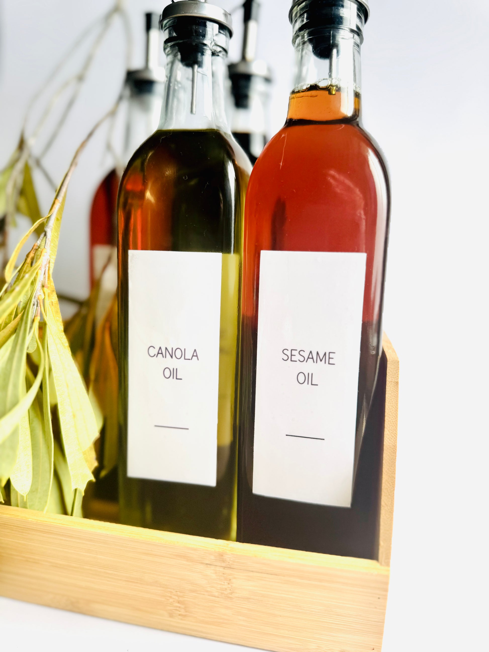 Preselected Oil & Vinegar Labels