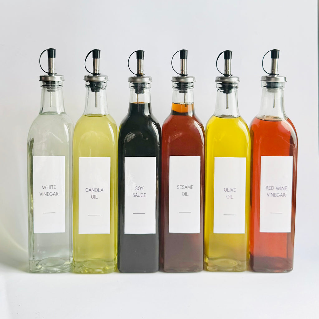 Preselected Oil & Vinegar Labels