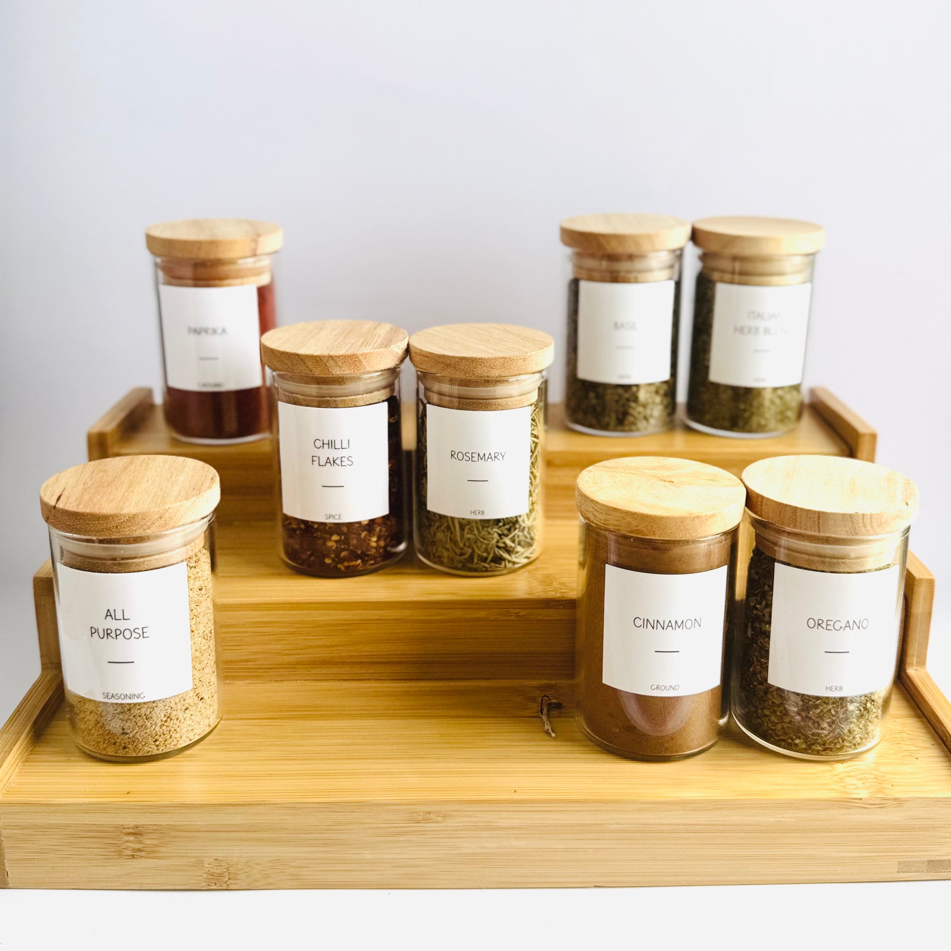 Preselected Herb & Spice Jar Labels