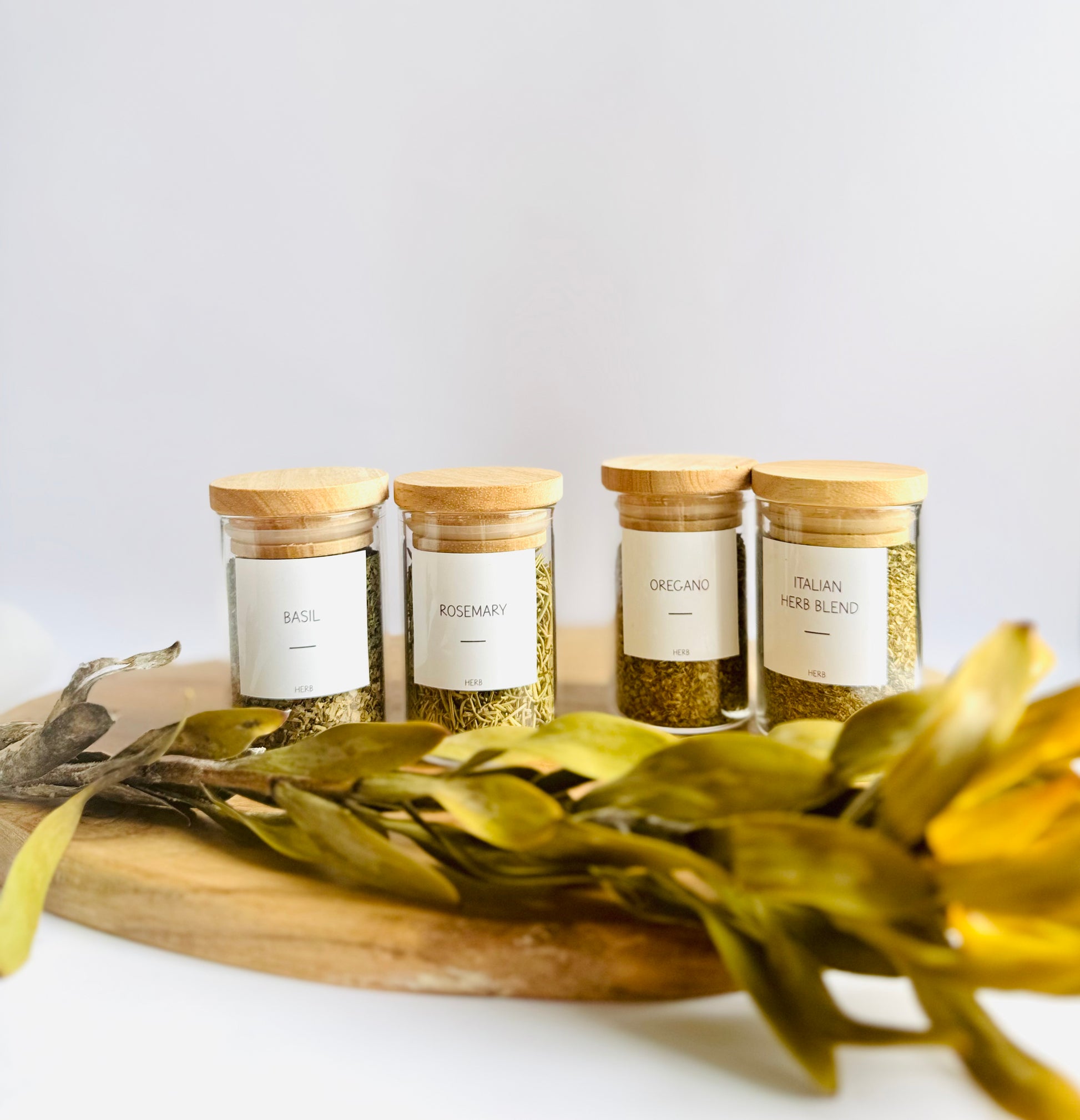 Preselected Herb & Spice Jar Labels