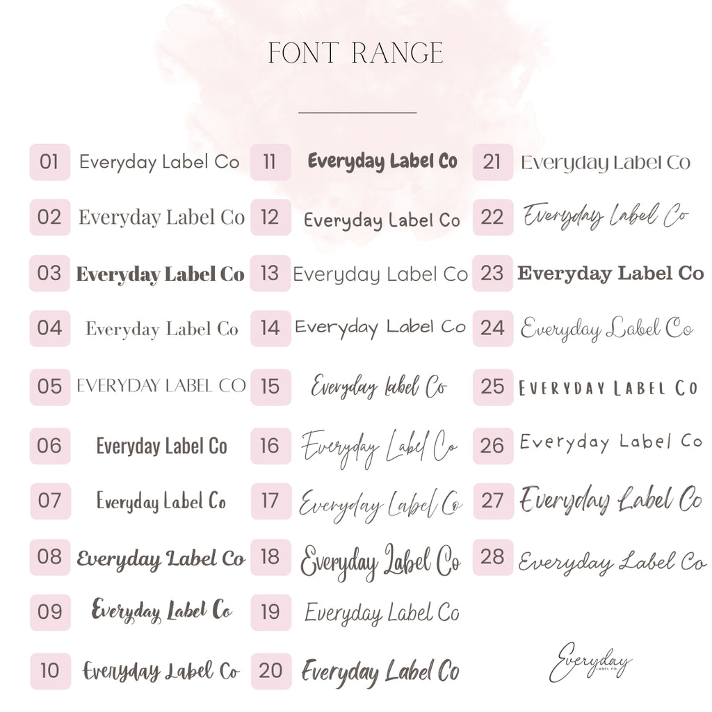 Custom Pet Labels