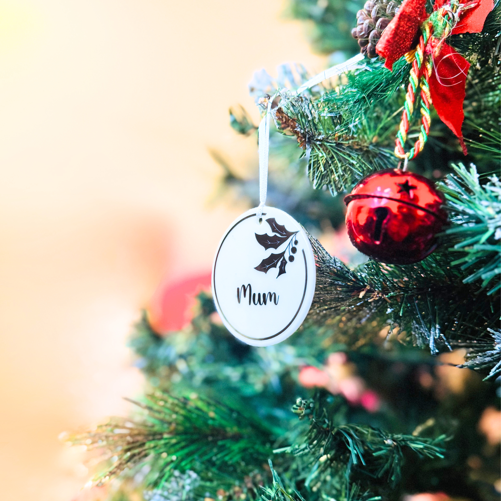 Floral Christmas Ornament