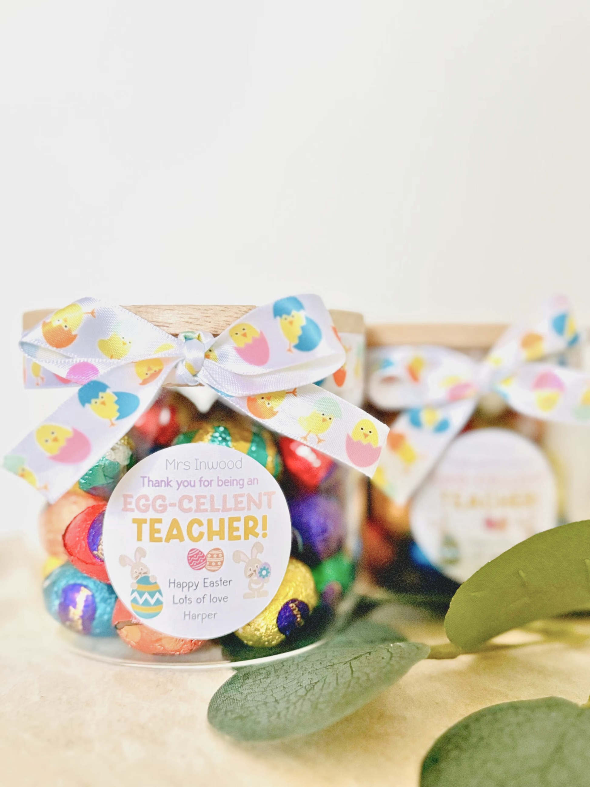 Easter Teacher Gift Jar
