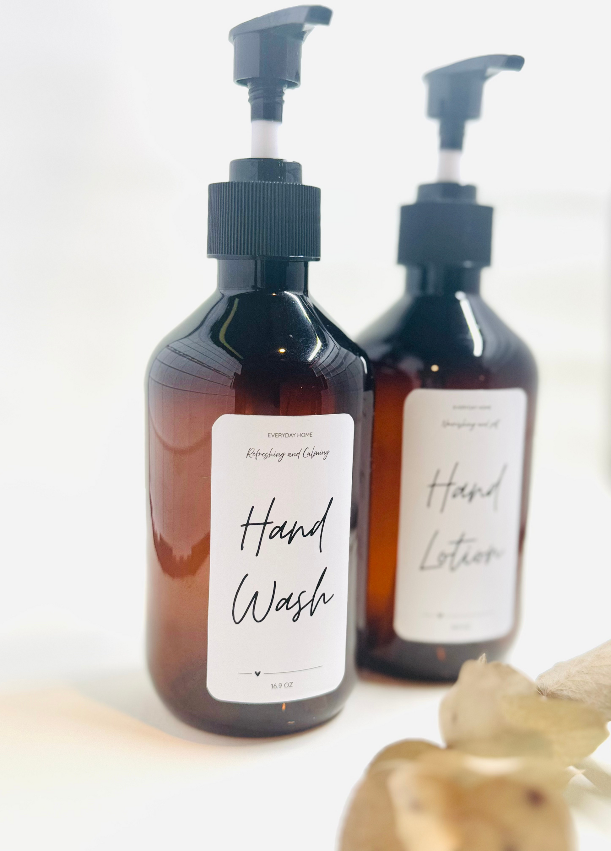 Amber Soap Bottle - 300ml