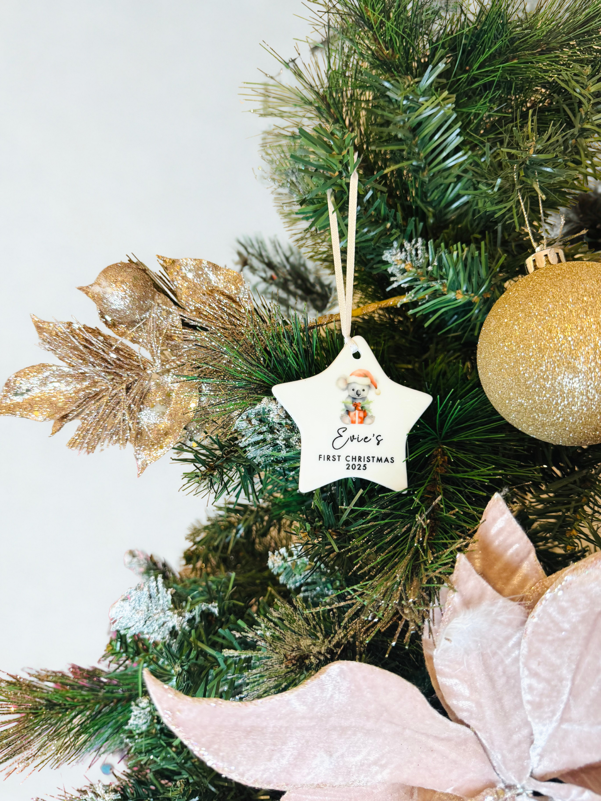 Baby's First Christmas Ceramic Bauble