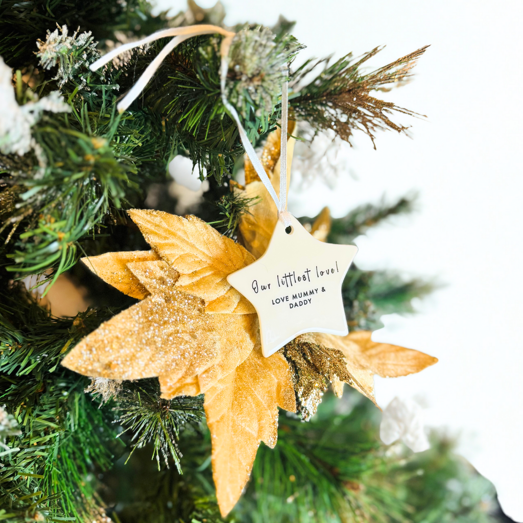 Baby's First Christmas Ceramic Bauble