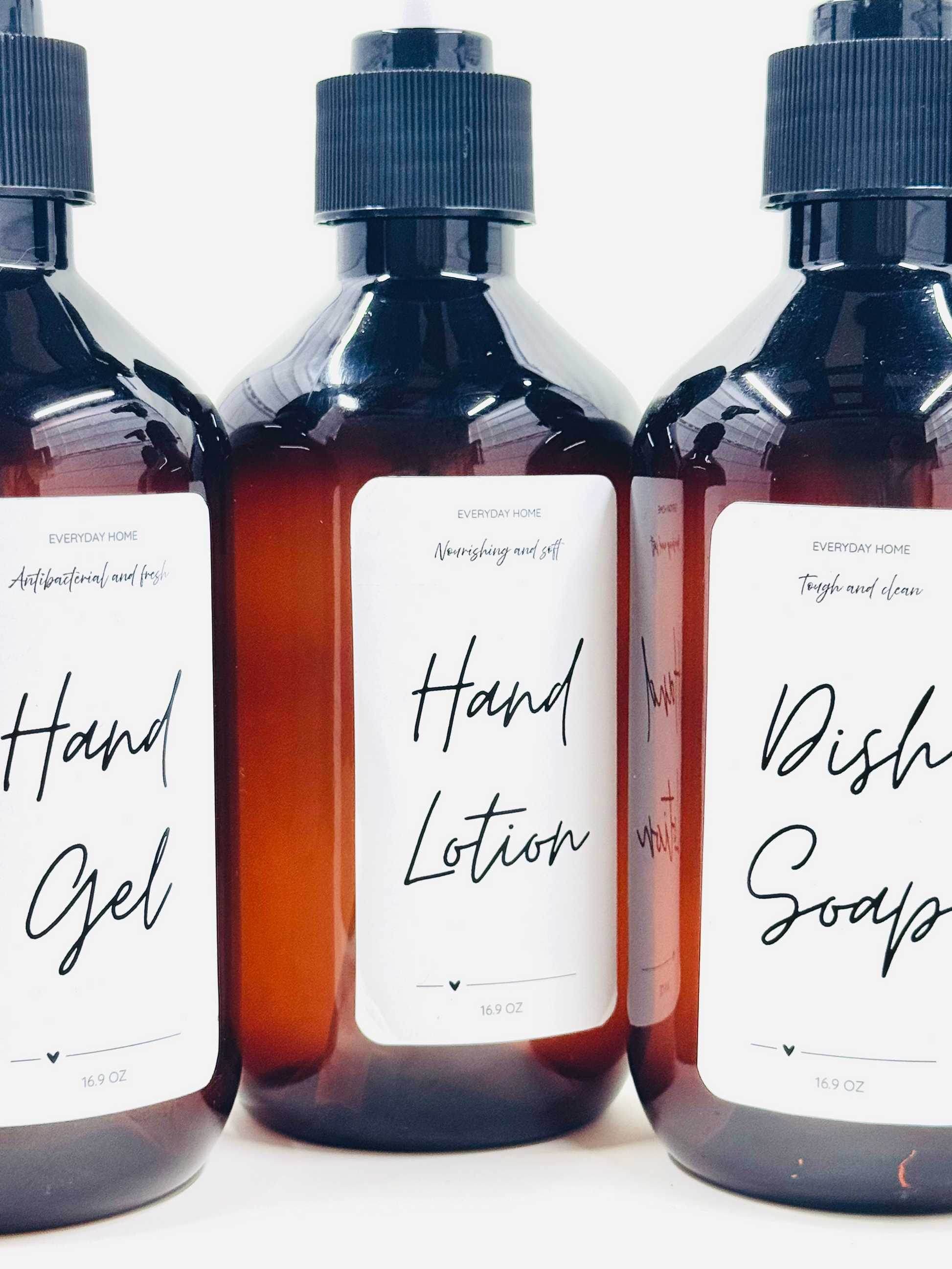 Custom Labels for 300ml Soap Bottle