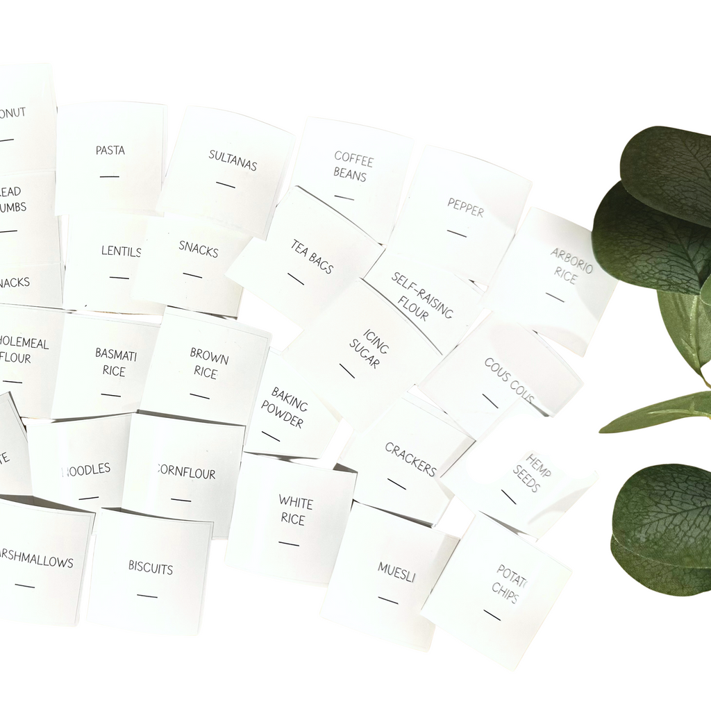 Custom Pantry Labels