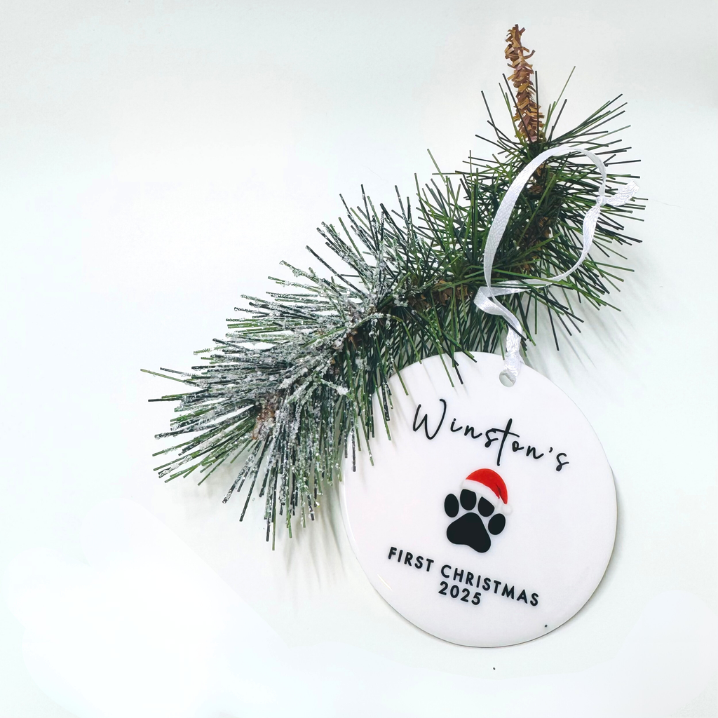Custom Ceramic Christmas Bauble