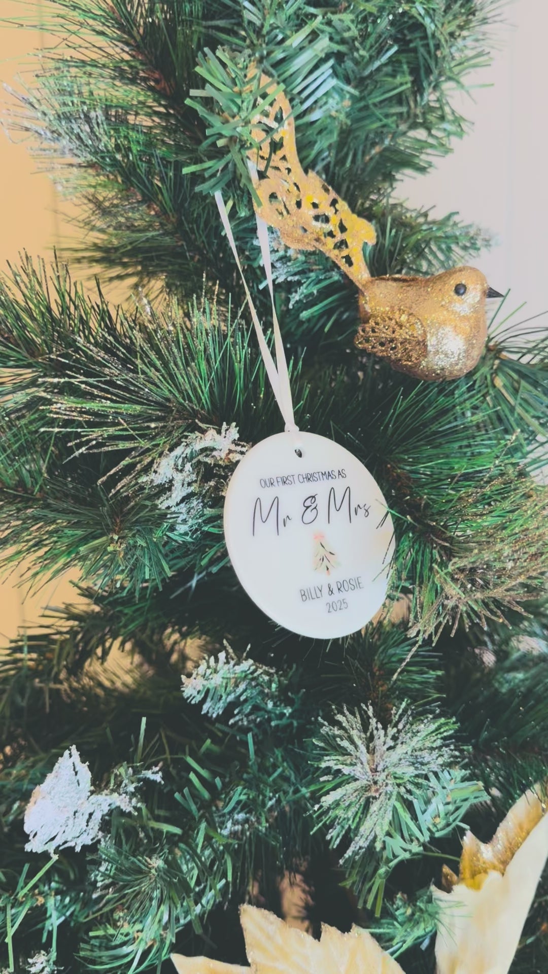 First Christmas Married Ornament